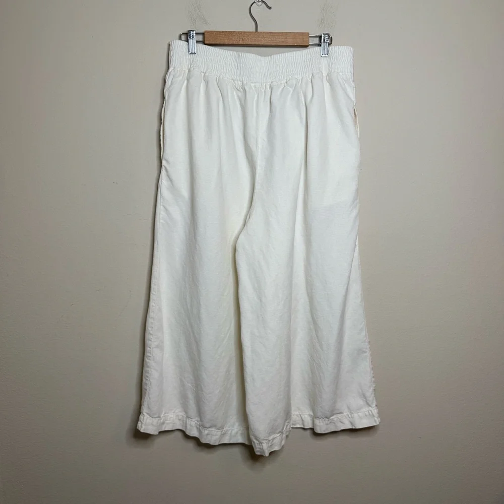 By Anthropologie Oceanside Cropped Wide Leg Pants - Picture 9 of 12